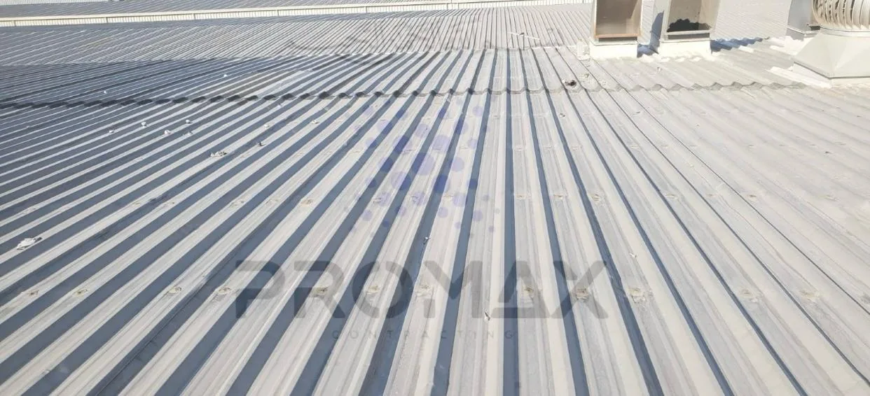 Almeerath - metal roof waterproofing project by Promax in Dubai, UAE